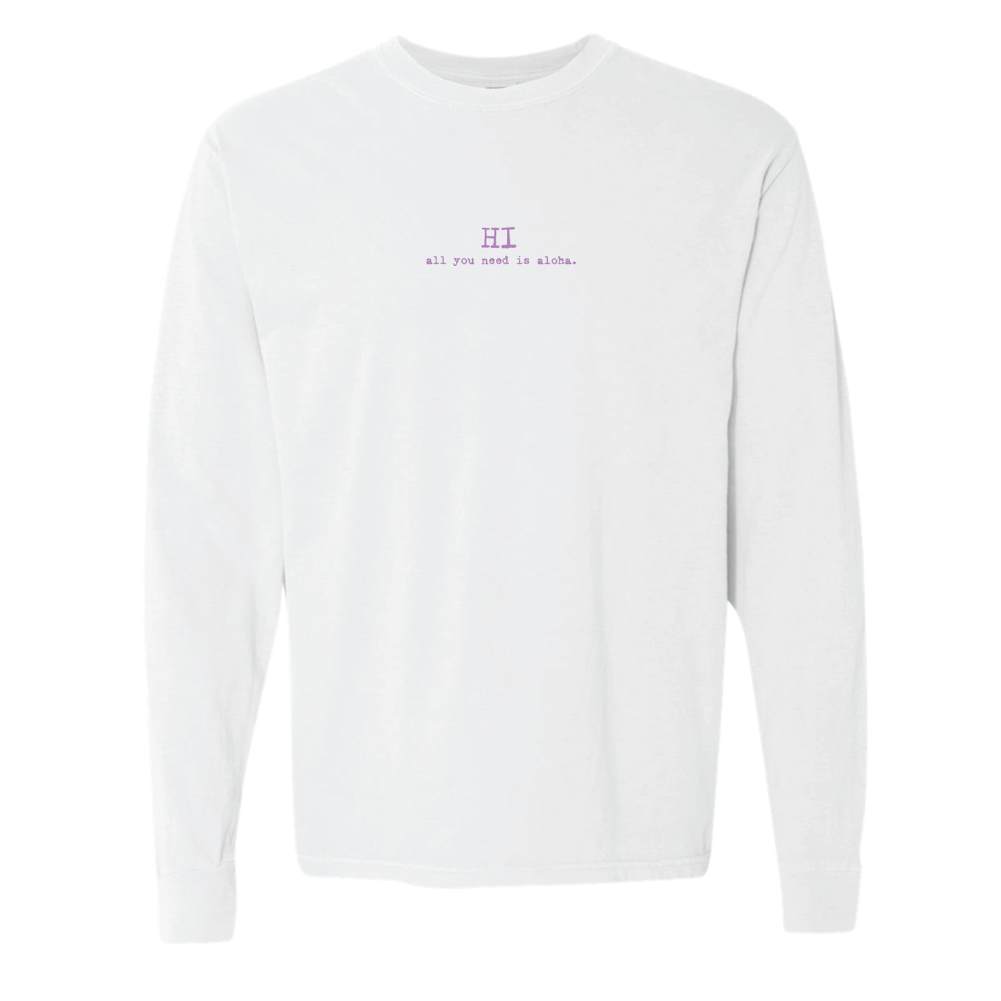 HI all you need is aloha. shadeTee plumeria pearl.
